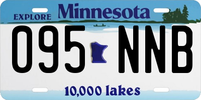 MN license plate 095NNB