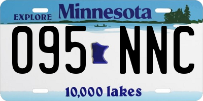MN license plate 095NNC