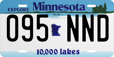 MN license plate 095NND