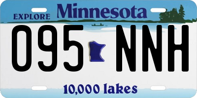 MN license plate 095NNH