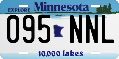MN license plate 095NNL
