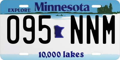 MN license plate 095NNM