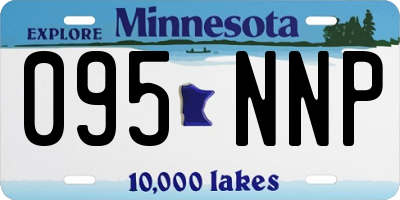 MN license plate 095NNP