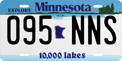 MN license plate 095NNS