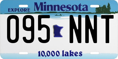 MN license plate 095NNT