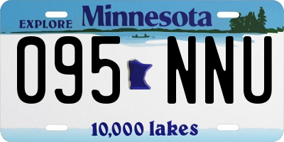 MN license plate 095NNU