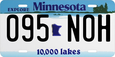MN license plate 095NOH