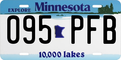 MN license plate 095PFB