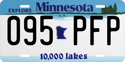 MN license plate 095PFP