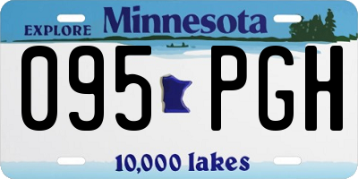MN license plate 095PGH