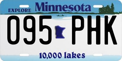 MN license plate 095PHK