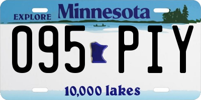 MN license plate 095PIY