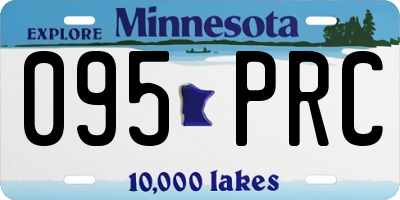 MN license plate 095PRC
