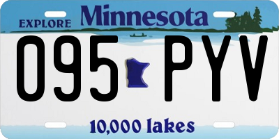MN license plate 095PYV