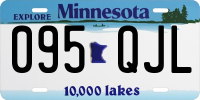 MN license plate 095QJL