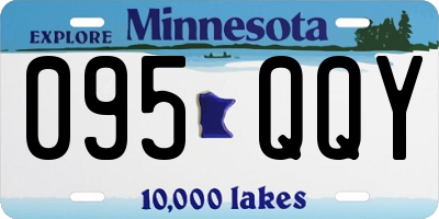 MN license plate 095QQY