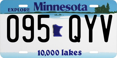 MN license plate 095QYV