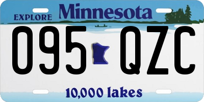 MN license plate 095QZC