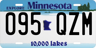 MN license plate 095QZM