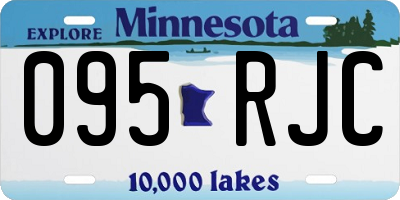 MN license plate 095RJC