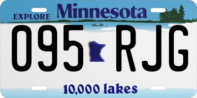 MN license plate 095RJG