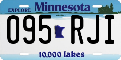 MN license plate 095RJI