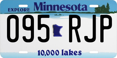 MN license plate 095RJP