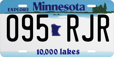 MN license plate 095RJR