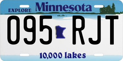 MN license plate 095RJT