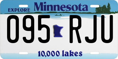 MN license plate 095RJU