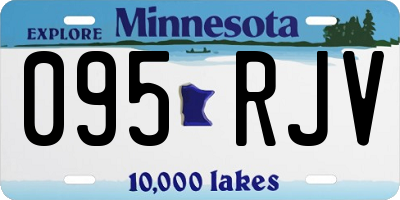 MN license plate 095RJV