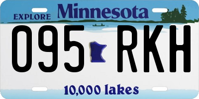 MN license plate 095RKH