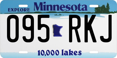 MN license plate 095RKJ