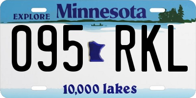 MN license plate 095RKL