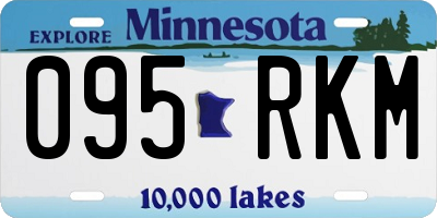 MN license plate 095RKM