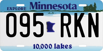 MN license plate 095RKN