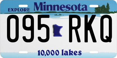 MN license plate 095RKQ