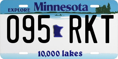 MN license plate 095RKT