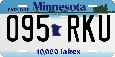 MN license plate 095RKU