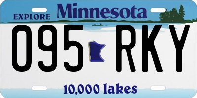 MN license plate 095RKY