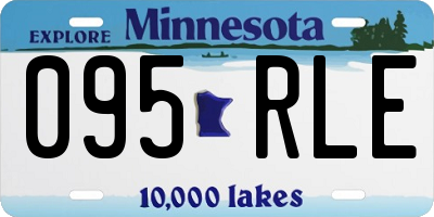 MN license plate 095RLE