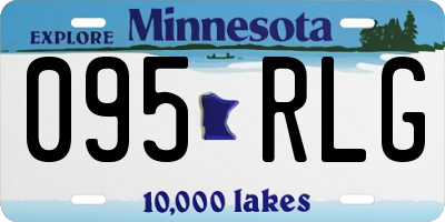 MN license plate 095RLG