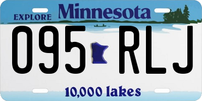MN license plate 095RLJ