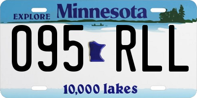 MN license plate 095RLL
