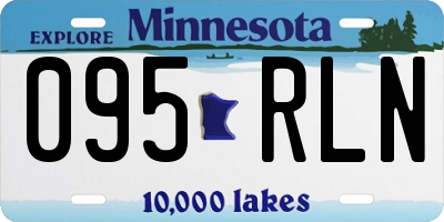 MN license plate 095RLN