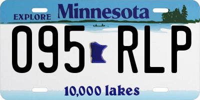 MN license plate 095RLP