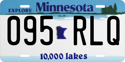 MN license plate 095RLQ