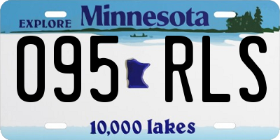 MN license plate 095RLS