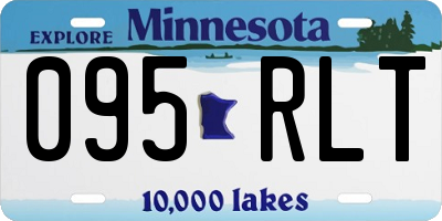 MN license plate 095RLT