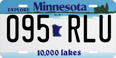 MN license plate 095RLU